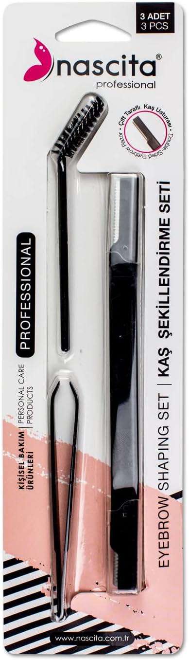 Nascita Kaş Bakım Seti Maskara Fırçası, Cımbız, Razor