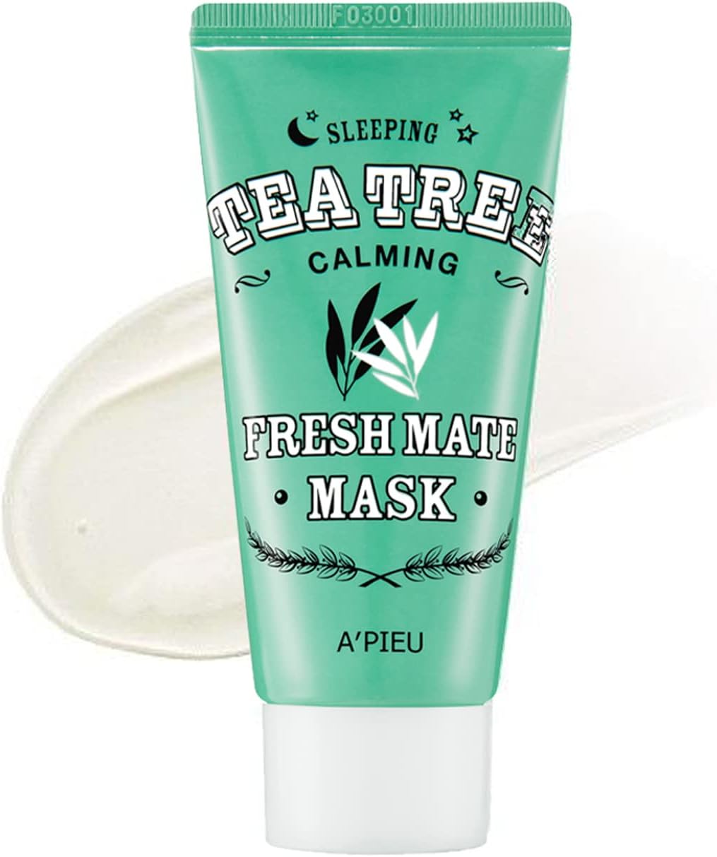 A'PIEU Fresh Mate Çay Ağacı Yatıştırıcı Uyku Maskesi 100ml