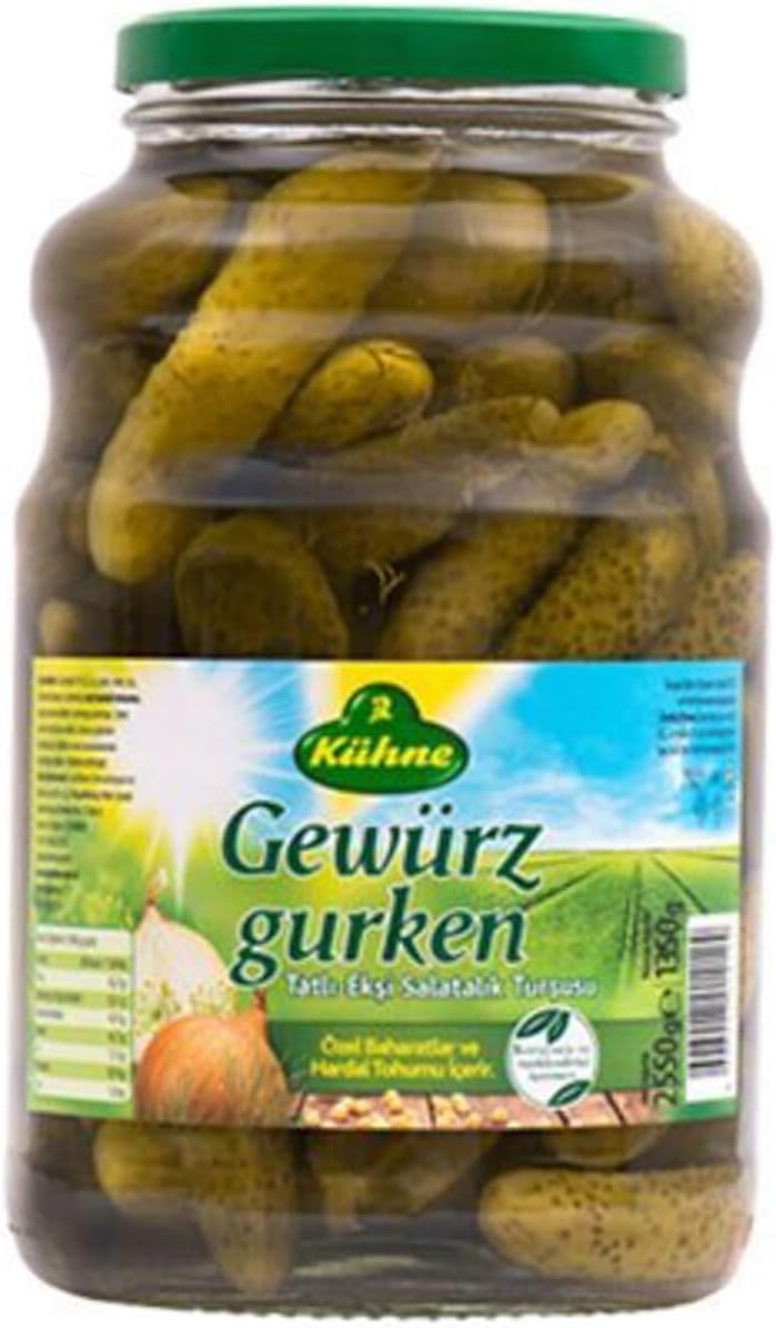 Kühne Gewurzgürken Salatalık Turşusu Cam 2650 ml