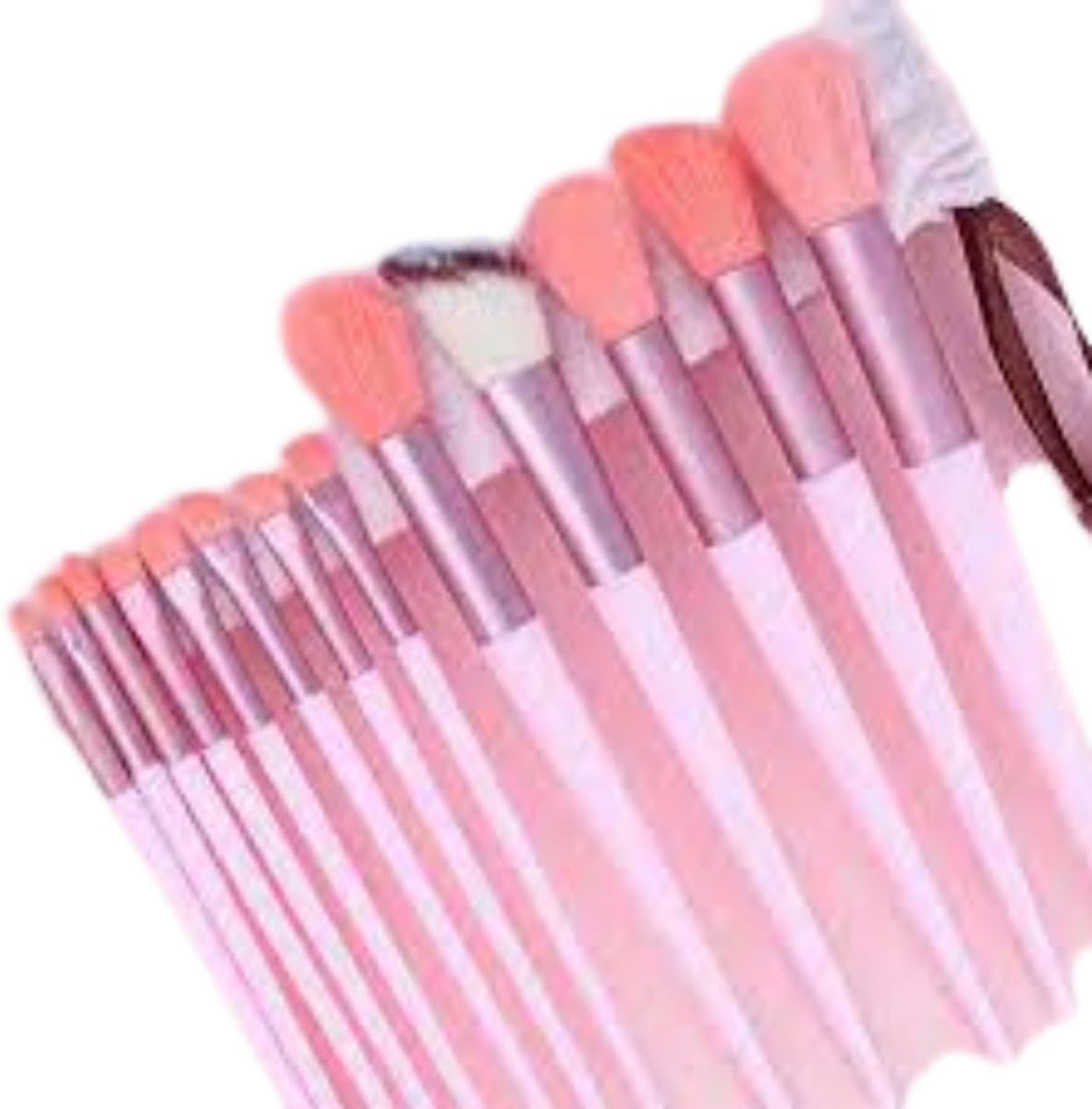 13’lü Pembe Profesyonel Makyaj Fırça Seti – Yumuşak Kıllı, Dayanıklı Saplı, Kusursuz Fondöten, Allık, Far ve Aydınlatıcı Uygulama İçin Makyaj Seti