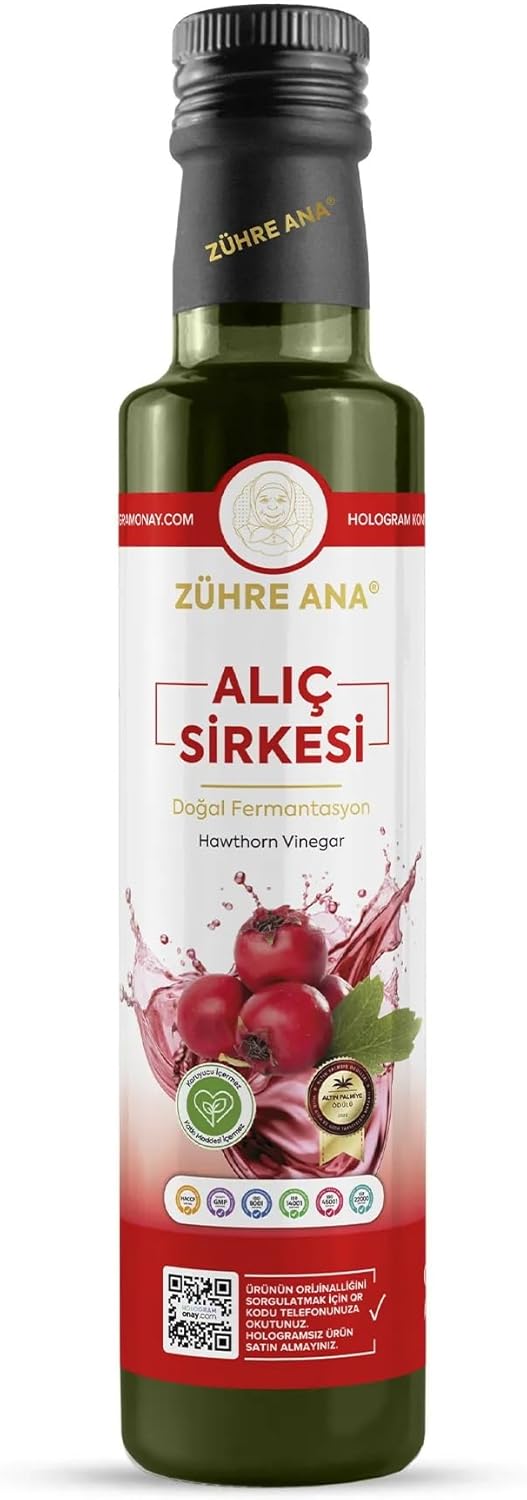 Zühre Ana Alıç Sirkesi Doğal Fermantasyon Hawthorn Vinegar 500 Ml
