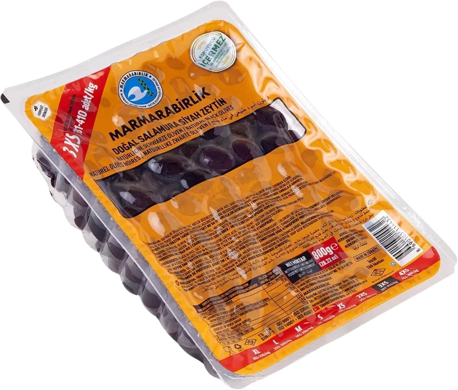 Marmarabirlik Lüks Salamura 3XS (381-410) 800g