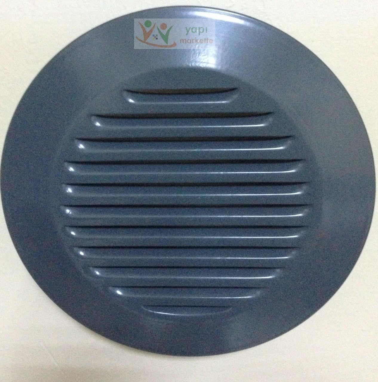 Mutfak Aspiratörü Çıkış Menfezi, Duvar Tipi (Gri, 120 mm)