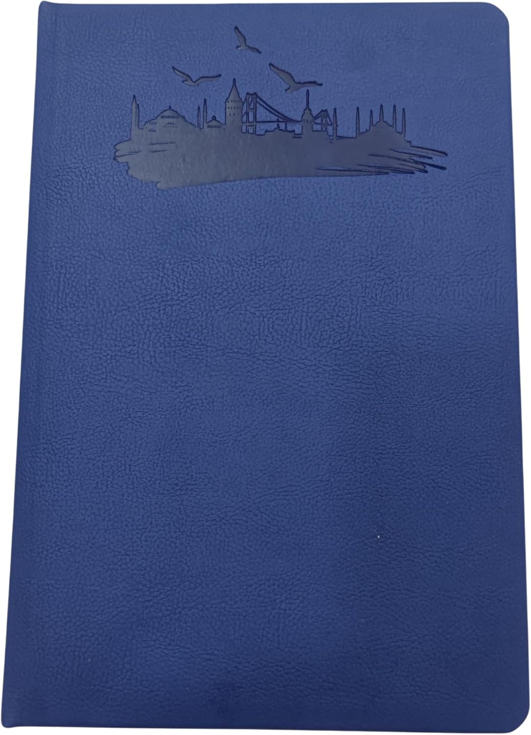 LÜKS DERİ KAPAK ÇİZGİLİ DEFTER (LACİVERT)