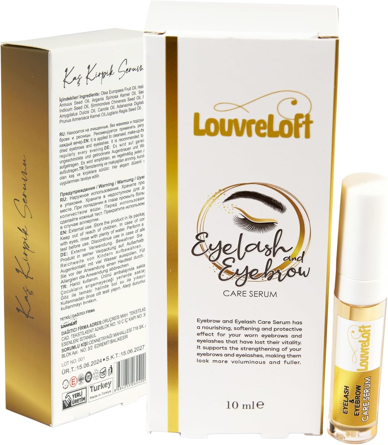 LouvreLoft Keratin Besleyici Kaş ve Kirpik Serumu