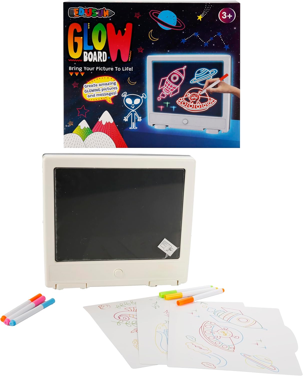 SUN-EDS-EDU Sun Doodle 3D Sihirli Çizim Tahtası Eğitici Oyuncak