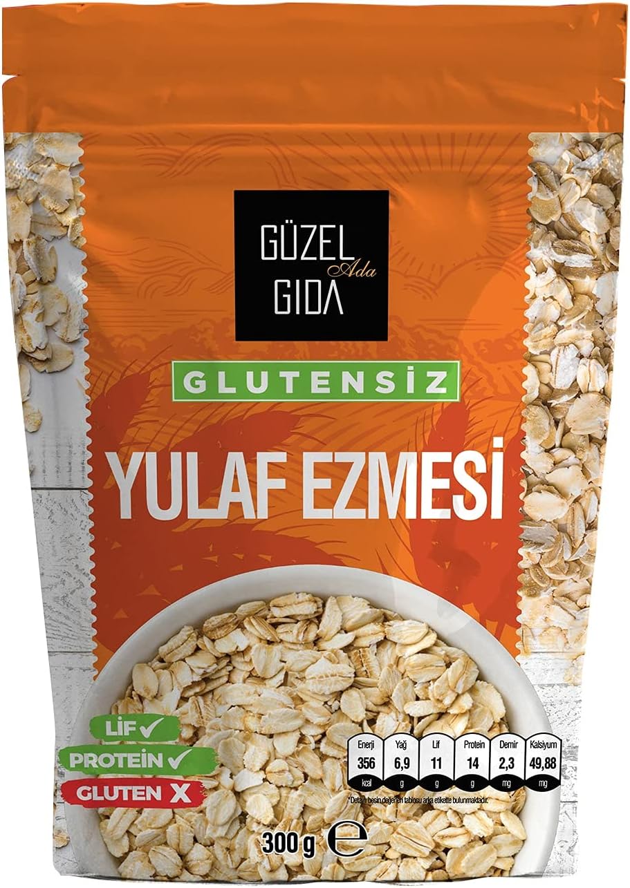 Güzel Ada Gıda Glutensiz Yulaf Ezmesi 300 Gr