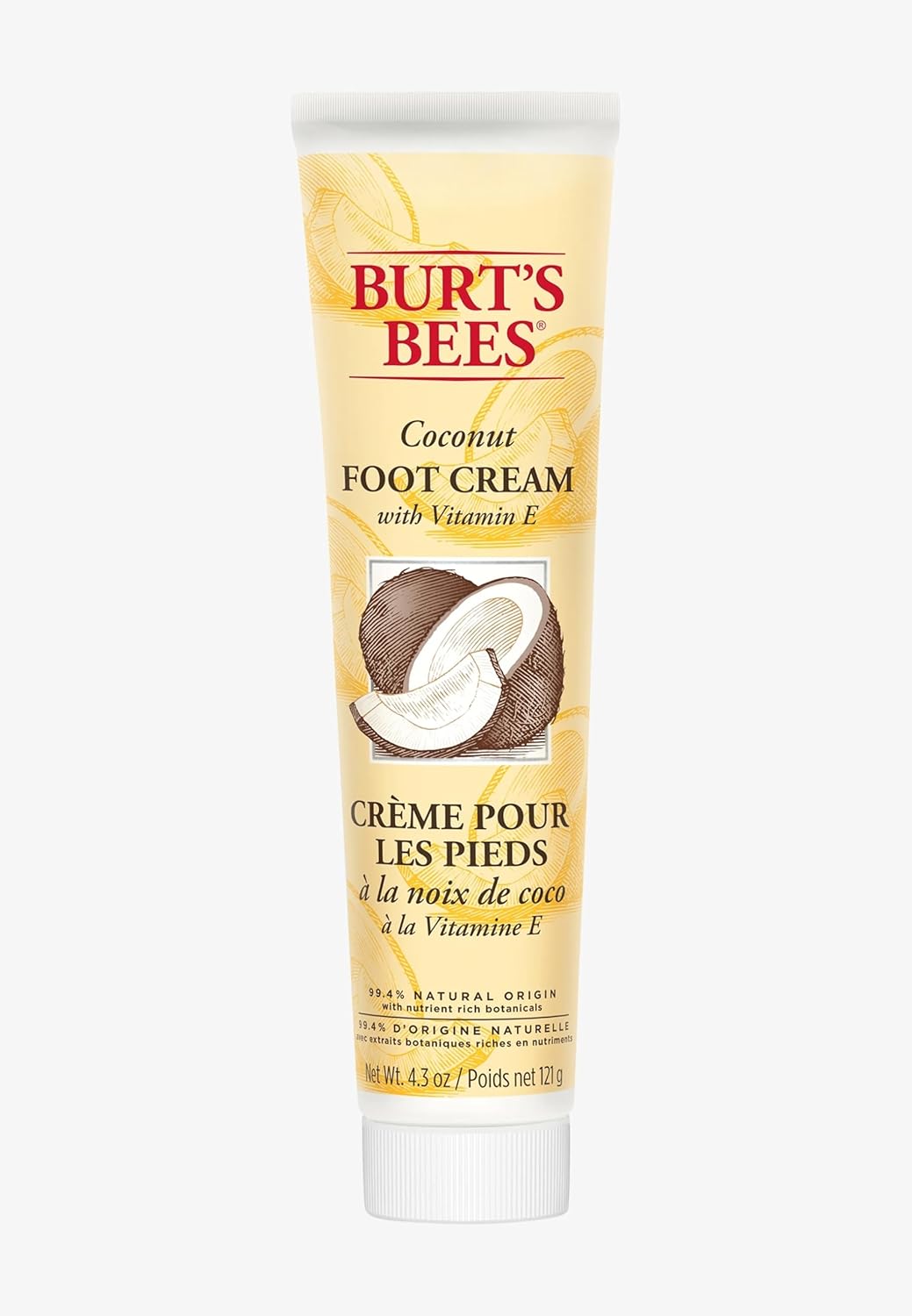 Burt's Bees Hindistan Cevizi ve E Vitamini İçeren Ayak Kremi (121 g)