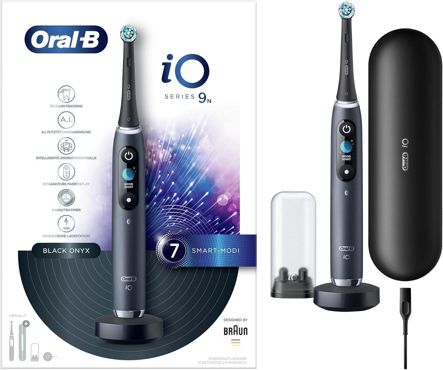 Oral-B iO - 9 Siyah Şarjlı/Elektrikli Diş Fırçası