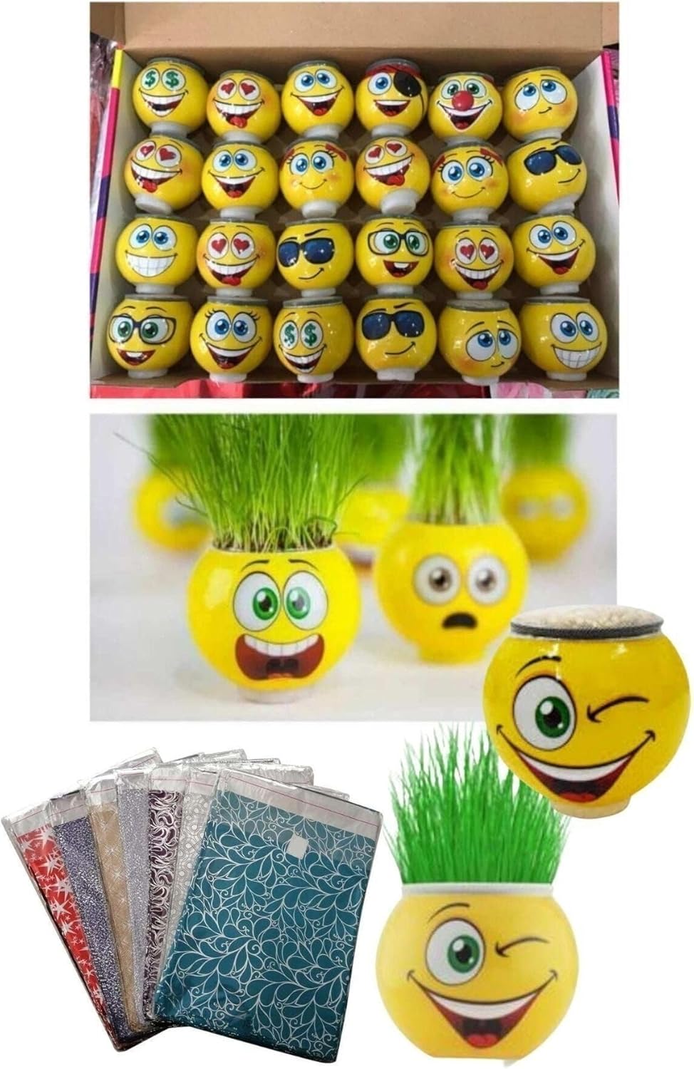 Adam Çim Adam 10 Adet Doğum Günü Hediye Paketi ile Birlikte Okul Öncesi Kreş Aktivite Etkinlikler Emoji