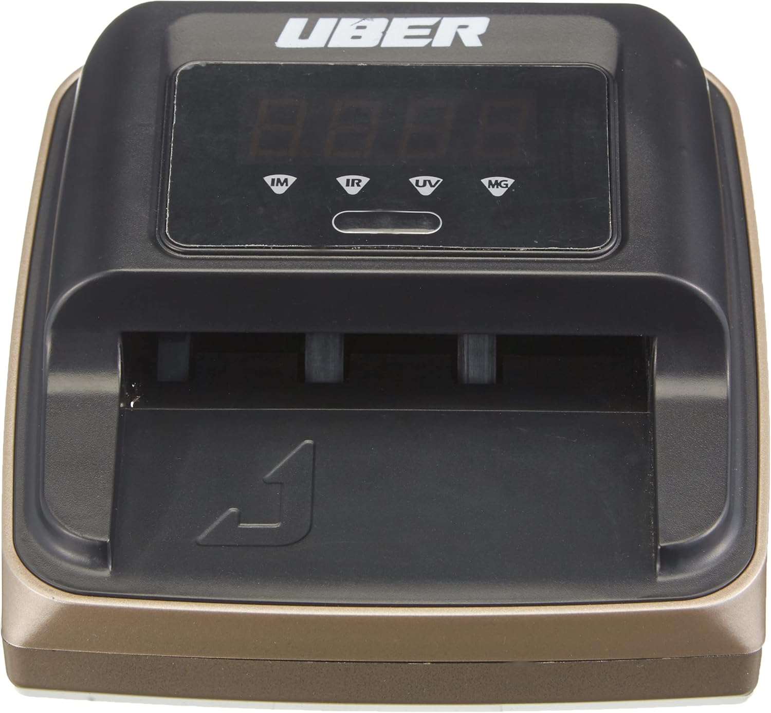 Uber 128-X Para Kontrol Makinası 4 Nokta Kontrollü, Kızıltesi Işık, Hız: sn0.5 450g 138x128x74 Türk Lirası, Dolar, Euro Kontrol