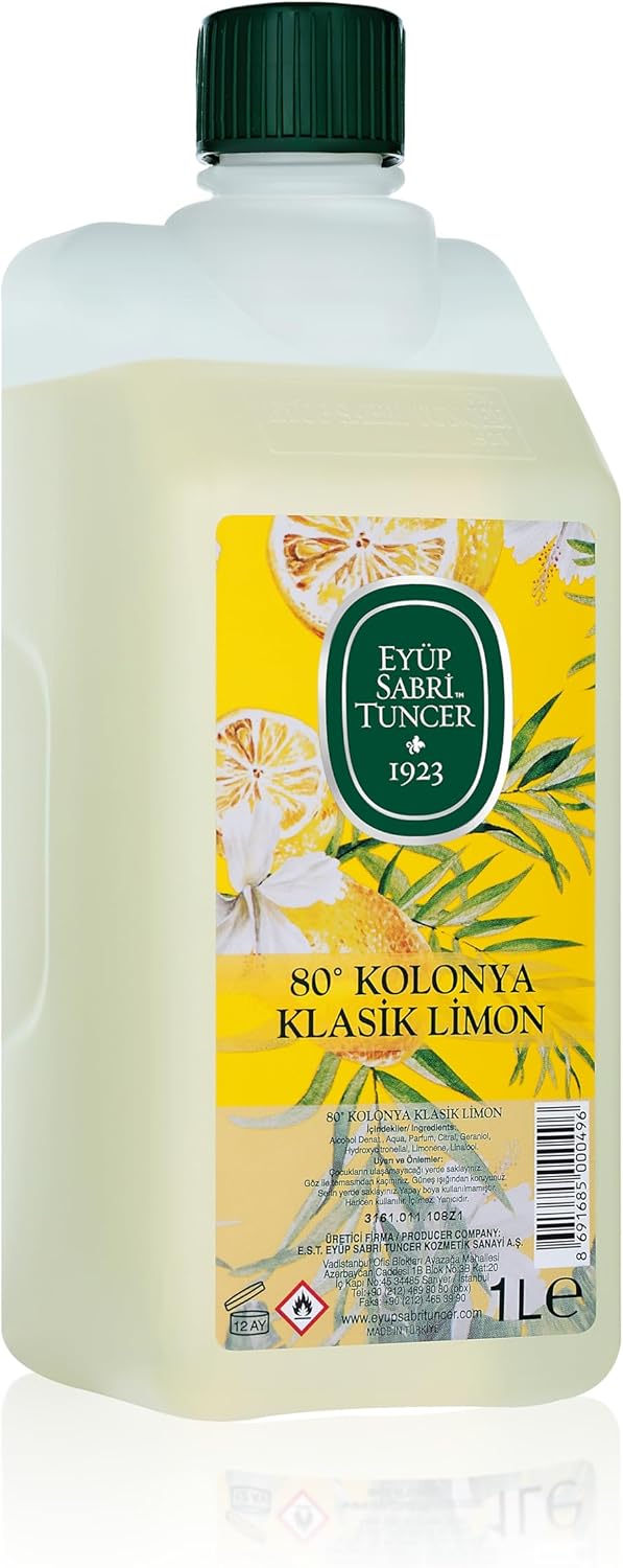 Eyüp Sabri Tuncer Limon Kolonyası Bidon (1 Lt)