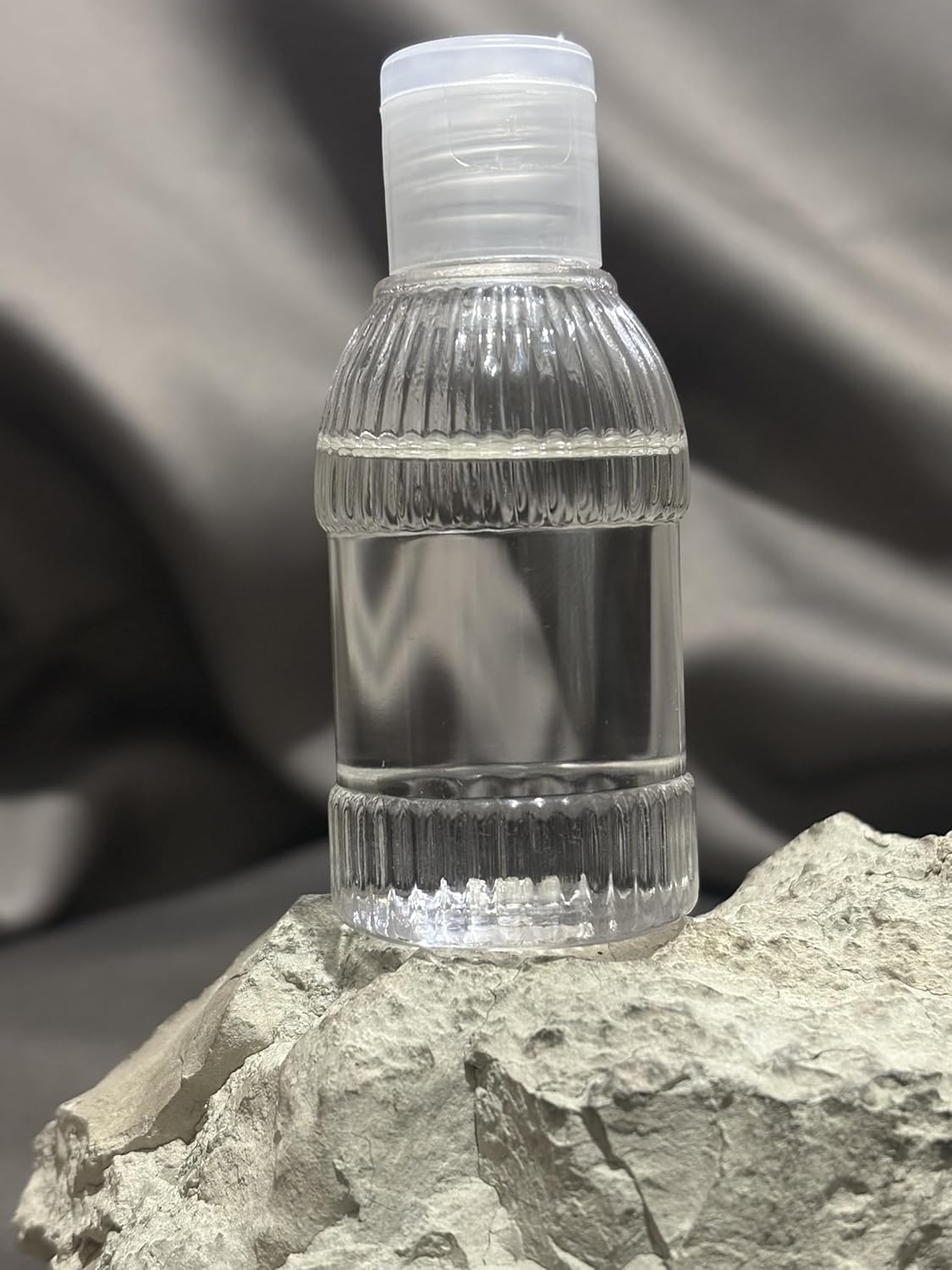 100 Adet 30 ML Boş Plastik Şişe OM23 Şeffaf Kapak