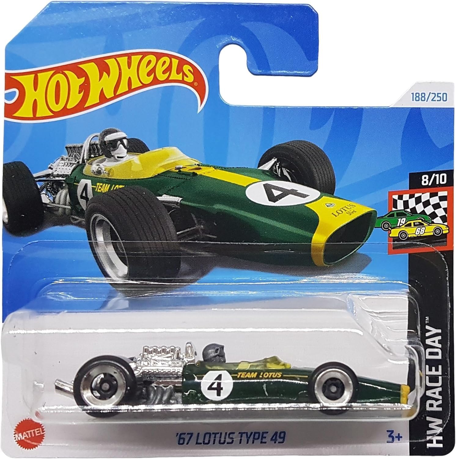- ´67 Type 49 - HW Race Day 8/10 - HTD99 - Short Card - - - Mattel 2024 – 1:64