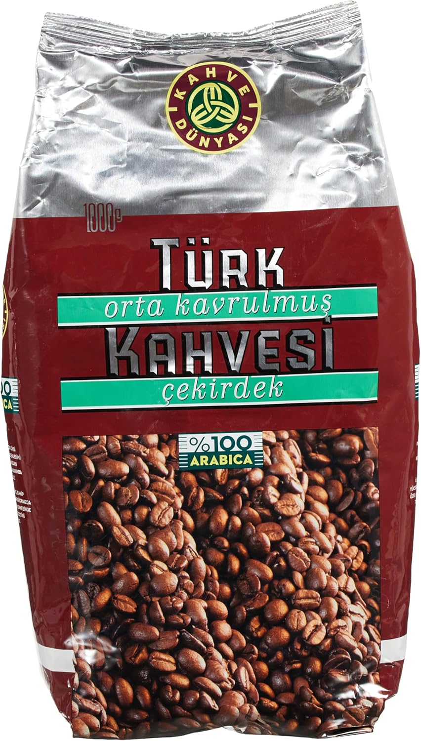 Kahve Dünyası Orta Kavrulmuş Türk Kahvesi Çekirdek, 1kg