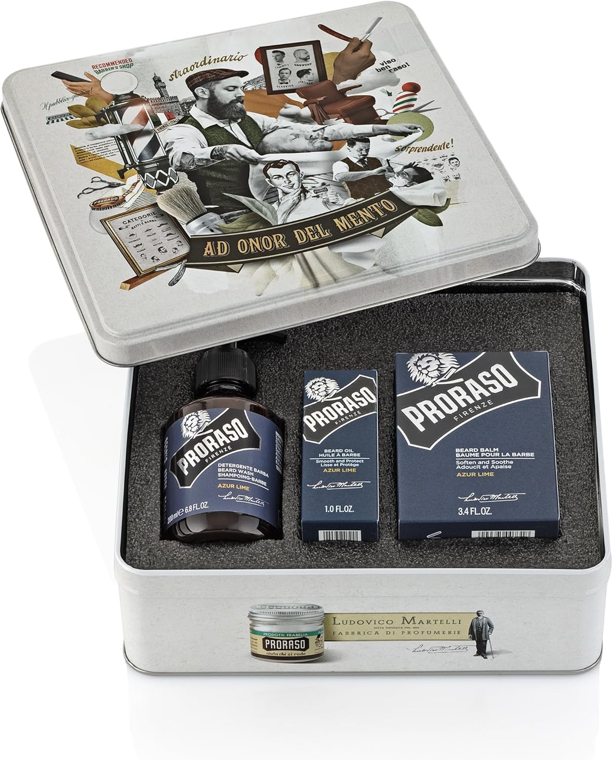 Proraso Beard Kit Azur Lime Sakal Bakım Kiti