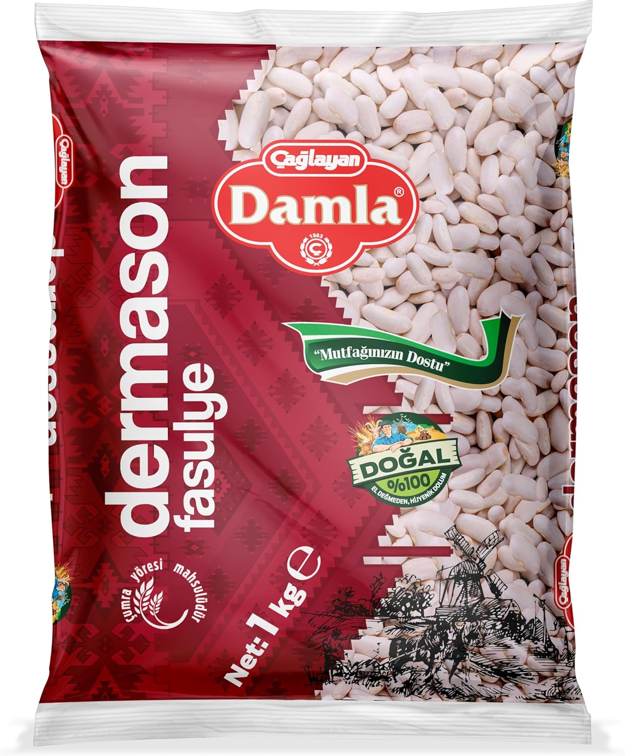Damla Dermason Fasulye 1 kg