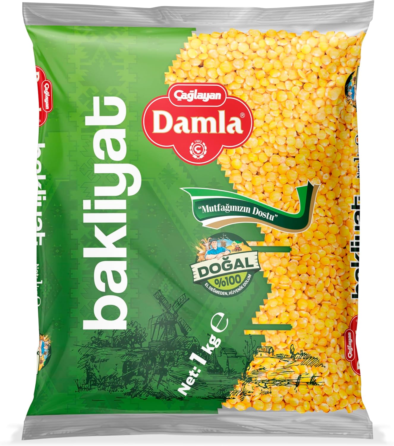 Damla Sarı Mercimek 1 kg
