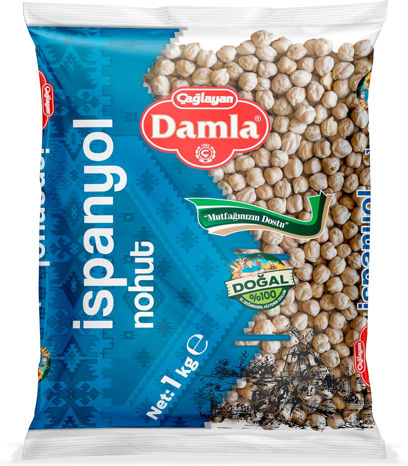 Damla İspanyol Nohut 1 kg