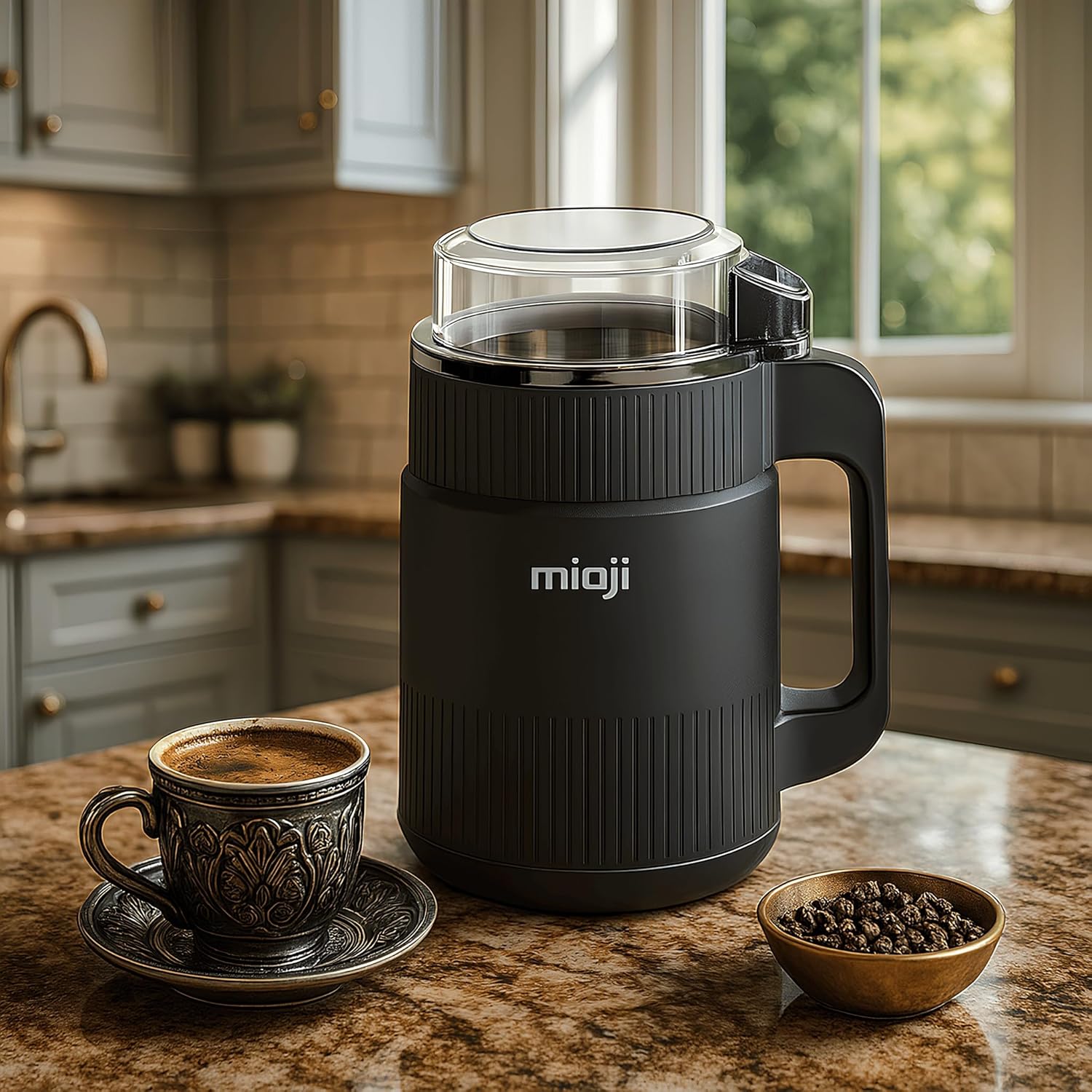 Mio CG34 500W Paslanmaz Çelik Bıçak Kompakt Baharat ve Kahve Öğütücü Siyah