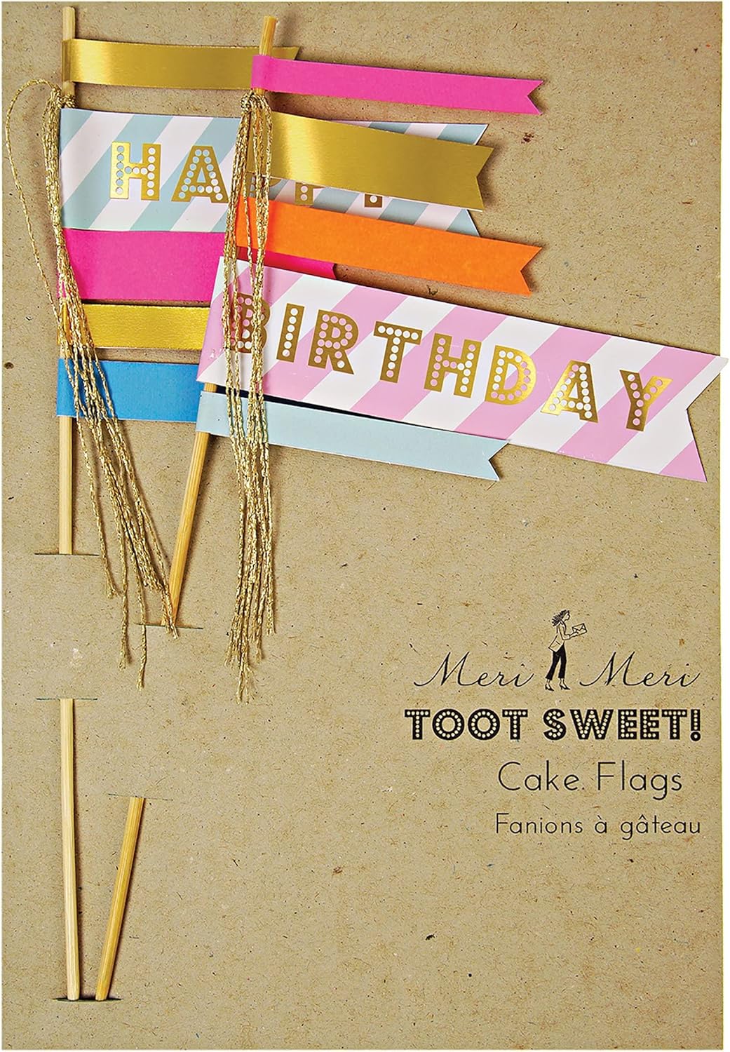 Meri Meri 125758 Happy Birthday Pasta Süsü