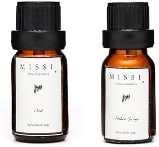 2'li Oud & Amber Çiçeği Buhurdanlık Esansı/Yağı