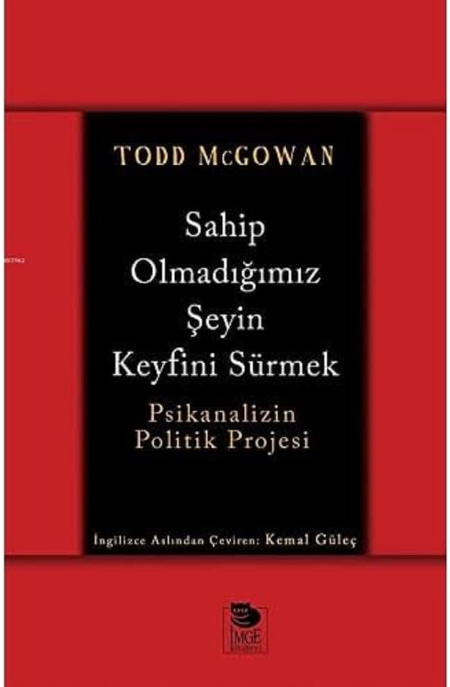 Sahip Olmadığımız Şeyin Keyfini Sürmek: Psikanalizin Politik Projesi