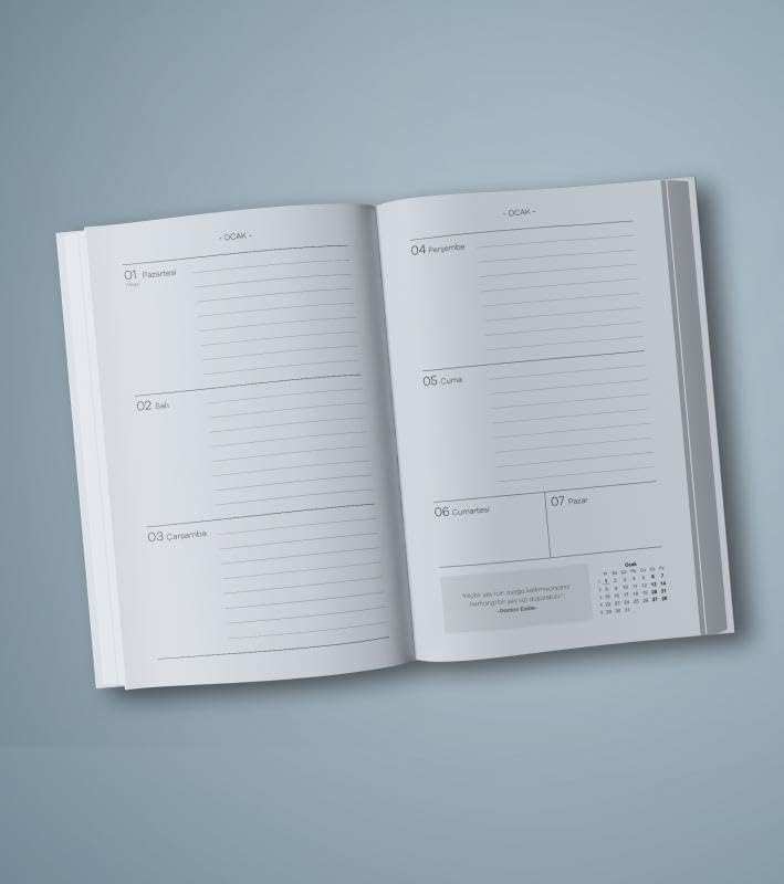 Mor Kelebek 2024 Ajanda - Mavi Rüya, 8683672858821, Çok Renkli