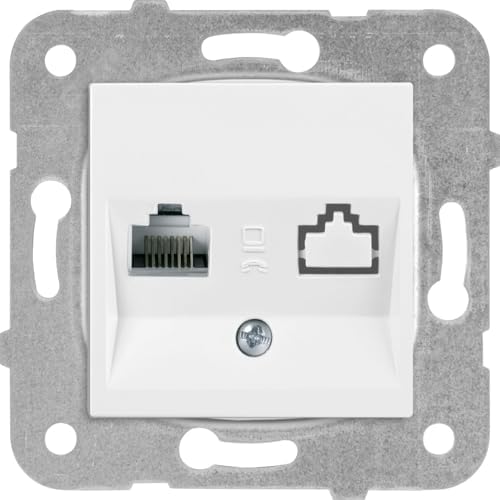 Beyaz Tekli Data Cat6 Mekanizma