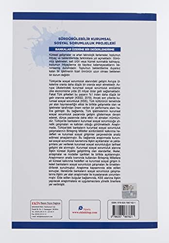 Sürdürülebilir Kurumsal Sosyal Sorumluluk Projeleri: Bankalar Üzerine Bir Değerlendirme