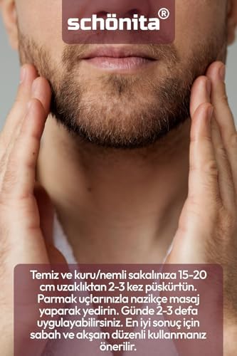 SCHÖNİTA Argan Yağı İçerikli Sakal Bakım ve Besleyici Sprey - Beard Spray - 100ml