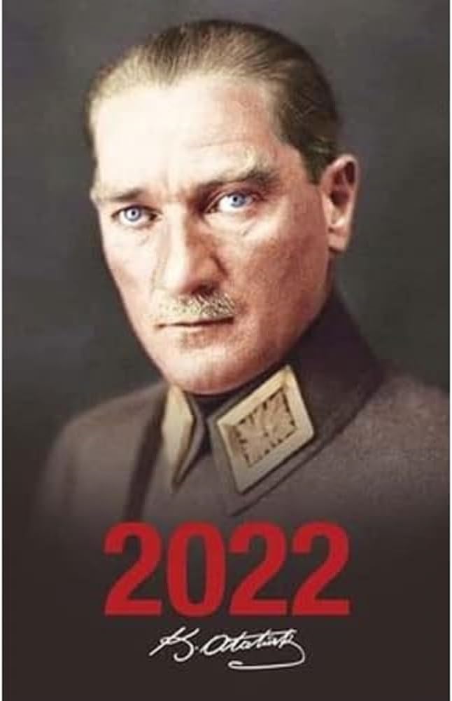 2022 Atatürk Ajandası Önder - Siyah