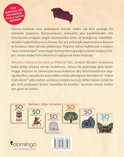 Gerçekten Bilmeniz Gereken 50 Psikoloji Fikri (Ciltli)