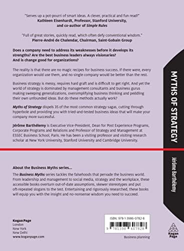 Myths of Strategy: Dispel the Misconceptions and Deliver a Winning Strategy