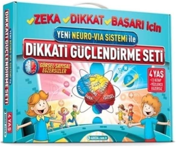 Dikkat Güçlendirme Seti Neuro-Via Sistemi, (4 Yaş)