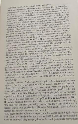 Sivil Örümceğin Ağında: “Project Democracy”