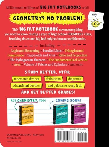 Everything You Need to Ace Geometry in One Big Fat Notebook