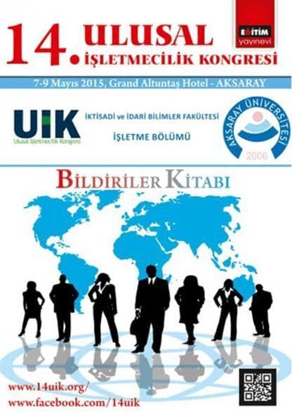 14. Ulusal İşletmecilik Kongresi: Bildiriler Kitabı