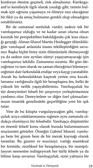 Var Olmak ve Dönüşmek - Yaşama Varoluşçu Bir Yaklaşım