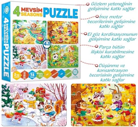 Circle Toys 4 Mevsim Puzzle