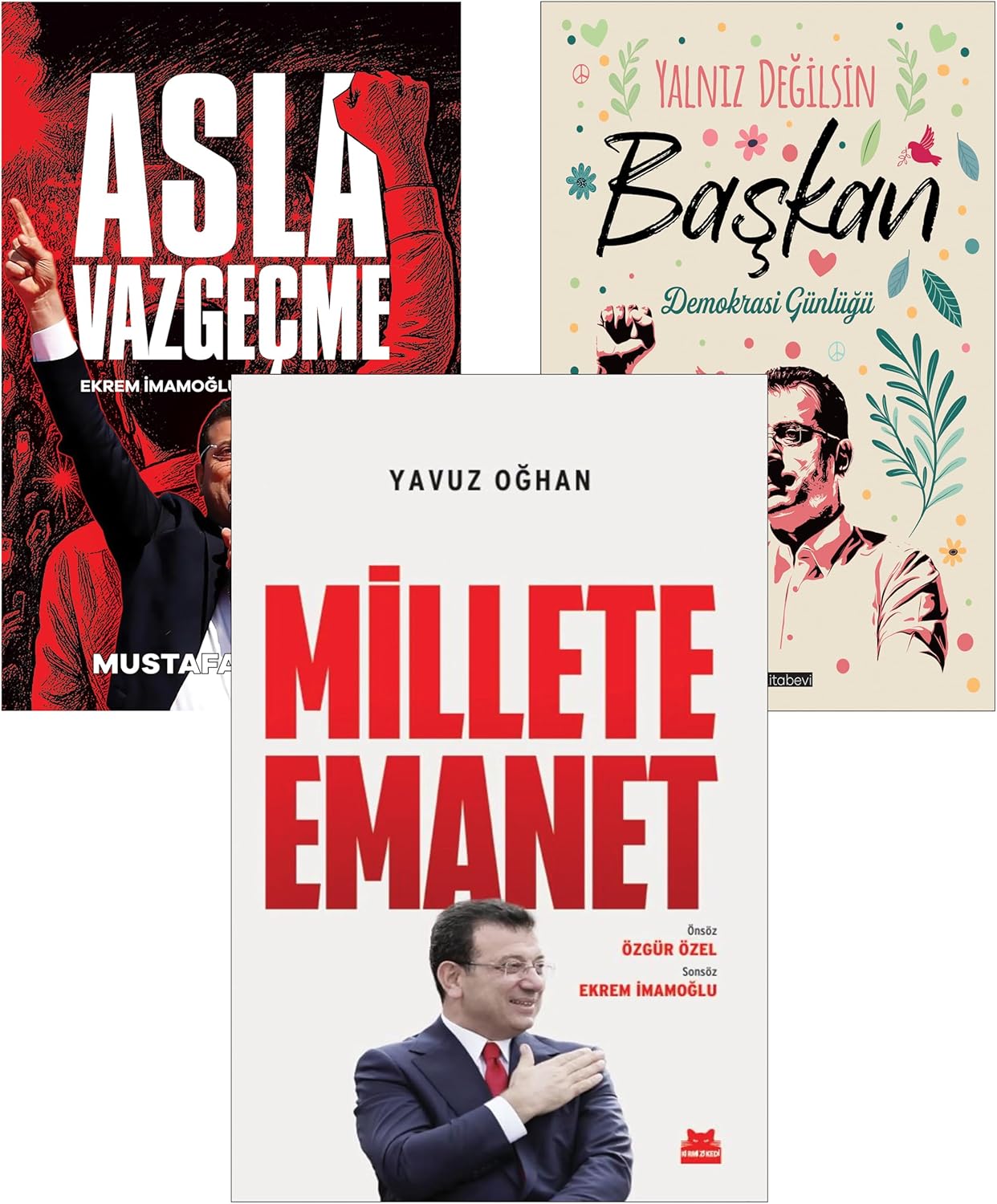 Asla Vazgeçme Kitap Seti-3 Kitap Takım