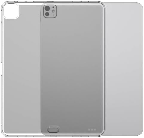ile uyumlu iPad Pro 11 2024 Kılıf Tablet Süper Silikon Kapak Şeffaf
