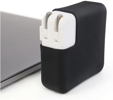 Air Pro Şarj Adaptör Kılıfı Silikon 35W 30W 29W Uyumlu A3241 A3240 A3114 A3113 A2941 A2681 A2337 A2179 A1932 A1534 İnce Hafif Esnek Koruma Siyah