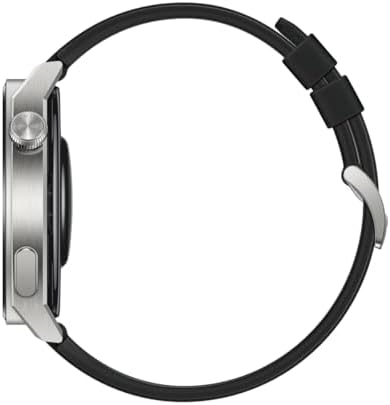 GT 3 Pro 46mm Titanyum Kasa ve Siyah Kauçuk Kayış Akıllı Saat