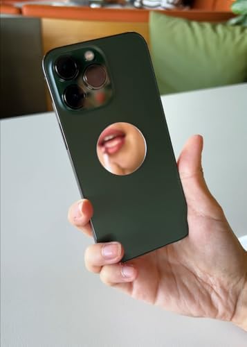 3,5 cm Cep Telefonu için Yapışkanlı Mini Plastik Yakın Aynası