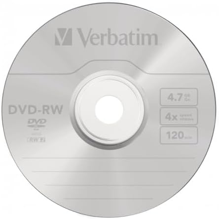 DVD-RW 95179 boş diskler (4,7 GB, 4 x yazılabilir, 30 adet mil)