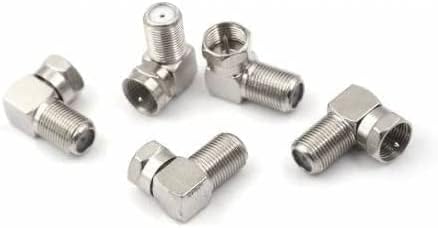 F Konnektör L Fiş 90 Derece 5 ADET L Anten Başlığı