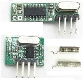 433Mhz Rf Alıcı Verici Modül Kristalli Takım