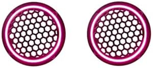 Neon Işıklı 16 cm Hoparlör ve Midrange Kapağı - 2 Adet - Pembe