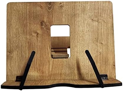 Axolotl Ayarlanabilir Kitap Okuma Standı, Tablet Standı (Meşe) (Safir)